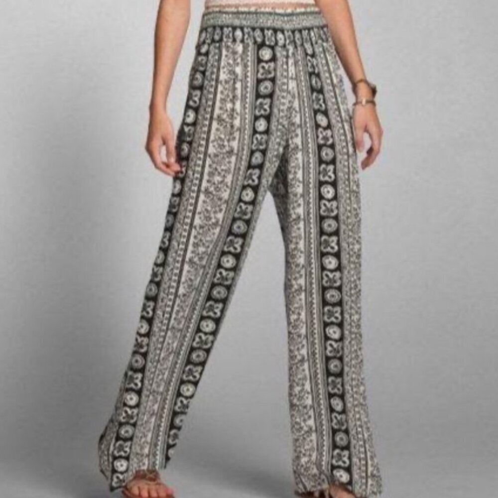 A&F Bohemian styled flare pants